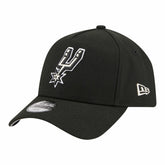 Black San Antonio Spurs Youth 9FORTY A-Frame Adjustable Hat | NBA