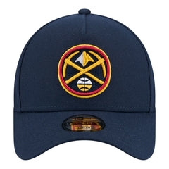 Navy Denver Nuggets Youth 9FORTY A-Frame Adjustable Hat sale | NBA