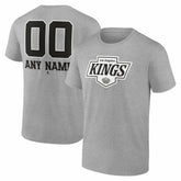 Los Angeles Kings Big & Tall Personalized Name & Number Monochrome T-Shirt - NHL T-shirts