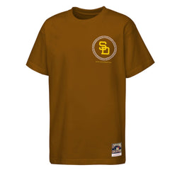 San Diego Padres Mitchell & Ness Youth Cooperstown Rodeo Rope T-Shirt - MLB T-shirts