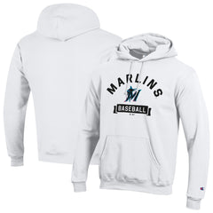 Miami Marlins Champion Eco Powerblend Hoodie - MLB Hoodies