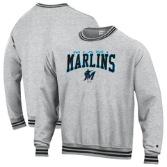 Miami Marlins Champion Reverse Weave Sweatshirt - MLB Sweatshirts