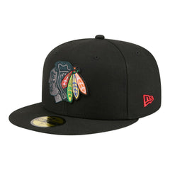 Chicago Blackhawks New Era Color Pop 59FIFTY Fitted Hat - NHL Hats