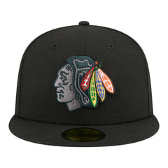 Chicago Blackhawks New Era Color Pop 59FIFTY Fitted Hat - NHL Hats
