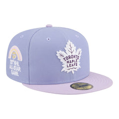 Toronto Maple Leafs New Era Lavender Bloom 59FIFTY Fitted Hat - NHL Hats