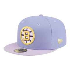 Boston Bruins New Era Lavender Bloom 59FIFTY Fitted Hat - NHL Hats