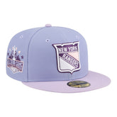 New York Rangers New Era Lavender Bloom 59FIFTY Fitted Hat - NHL Hats