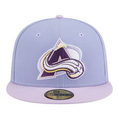 Colorado Avalanche New Era Lavender Bloom 59FIFTY Fitted Hat - NHL Hats