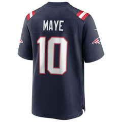 New England Patriots Drake Maye Super Bowl LX Patch Game Jersey | NFL US