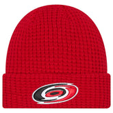 Carolina Hurricanes New Era Waffle Cuffed Knit Hat - NHL Hats