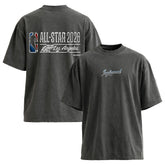 Gray round21 Unisex 2026 NBA All-Star Game Court T-Shirt | NBA