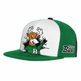 Green Milwaukee Bucks Youth Mascot Snapback Hat | NBA