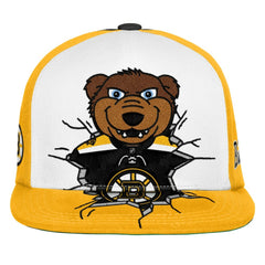 Boston Bruins Mitchell & Ness Youth Mascot Snapback Hat - NHL Hats