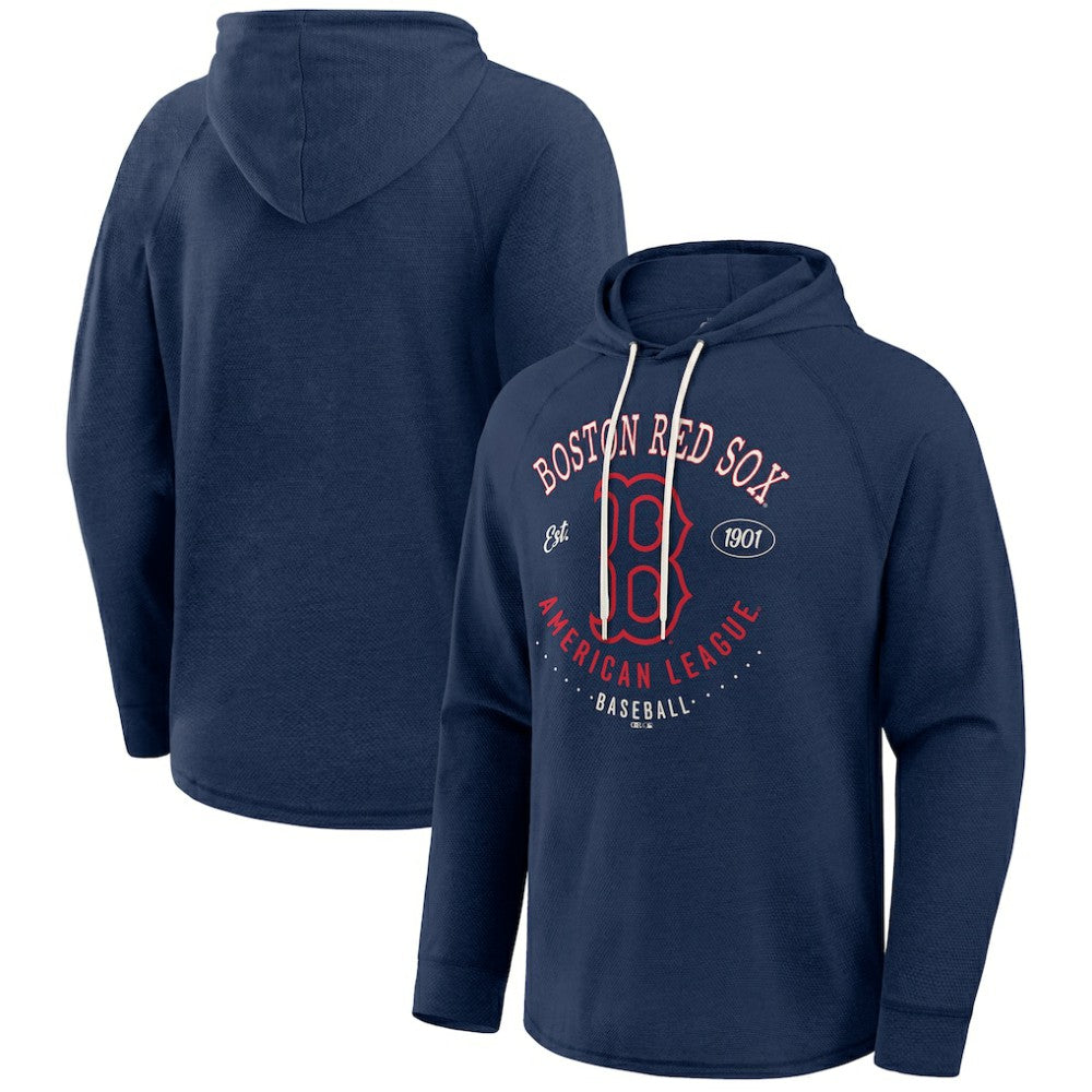 Boston Red Sox Darius Rucker Collection by Fanatics Raglan Hooded Long Sleeve T-Shirt - MLB T-shirts
