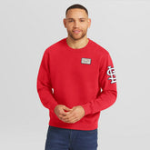 St. Louis Cardinals Darius Rucker Collection by Fanatics Washed Crew Neck Pullover Sweatshirt - MLB Pullover