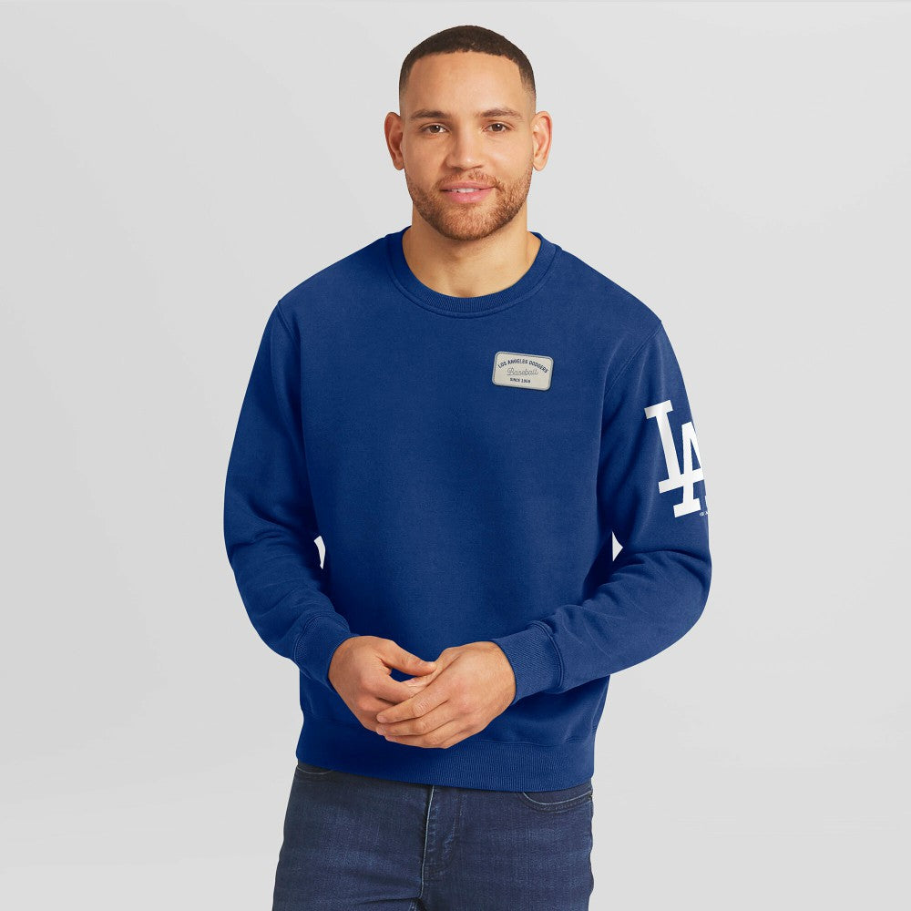 Los Angeles Dodgers Darius Rucker Collection by Fanatics Washed Crew Neck Pullover Sweatshirt - MLB Pullover