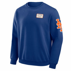 New York Mets Darius Rucker Collection by Fanatics Washed Crew Neck Pullover Sweatshirt - MLB Pullover