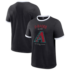 Arizona Diamondbacks Darius Rucker Collection by Fanatics Washed Ringer T-Shirt - MLB T-shirts