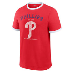 Philadelphia Phillies Darius Rucker Collection by Fanatics Washed Ringer T-Shirt - MLB T-shirts