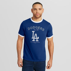 Los Angeles Dodgers Darius Rucker Collection by Fanatics Washed Ringer T-Shirt - MLB T-shirts