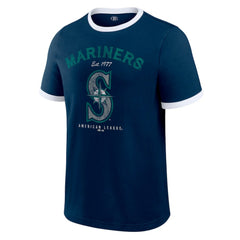 Seattle Mariners Darius Rucker Collection by Fanatics Washed Ringer T-Shirt - MLB T-shirts