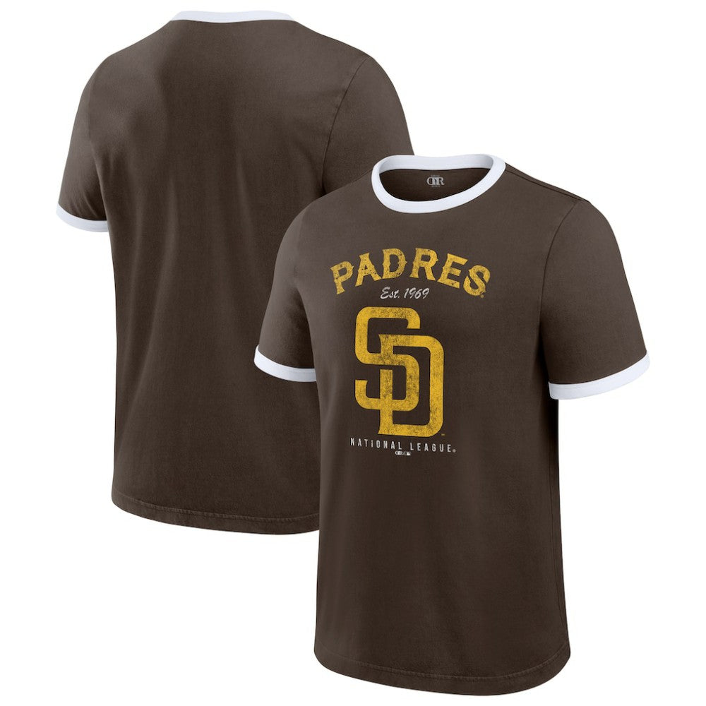 San Diego Padres Darius Rucker Collection by Fanatics Washed Ringer T-Shirt - MLB T-shirts