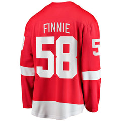 Emmitt Finnie Detroit Red Wings Fanatics Home Breakaway Jersey - NHL Jerseys