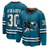 Yaroslav Askarov San Jose Sharks Fanatics Home Breakaway Jersey - NHL Jerseys