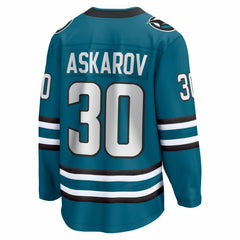 Yaroslav Askarov San Jose Sharks Fanatics Home Breakaway Jersey - NHL Jerseys