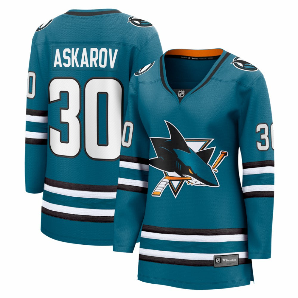 Yaroslav Askarov San Jose Sharks Fanatics Women's Home Breakaway Jersey - NHL Jerseys
