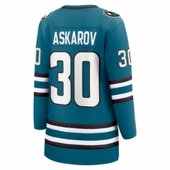 Yaroslav Askarov San Jose Sharks Fanatics Women's Home Breakaway Jersey - NHL Jerseys