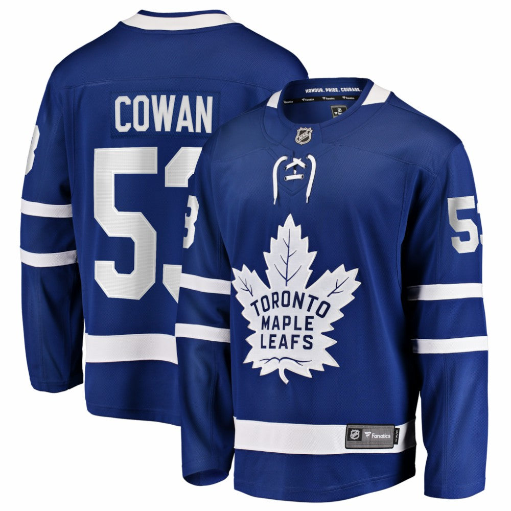 Easton Cowan Toronto Maple Leafs Fanatics Home Breakaway Jersey - NHL Jerseys
