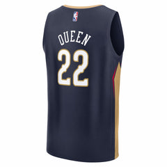 Navy Derik Queen New Orleans Pelicans Fast Break Replica Jersey | NBA
