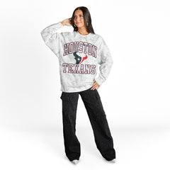 Houston Texans Gameday Couture Women's Whiteout Oversized Premium Fleece Sweatshirt | NFL Sale