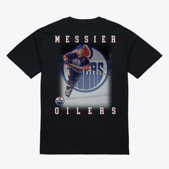 Mark Messier Edmonton Oilers Mitchell & Ness Photo T-Shirt - NHL T-shirts