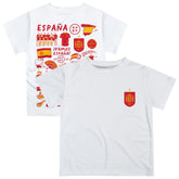 Spain National Team Vive La Fete Youth Impressions Artwork T-Shirt