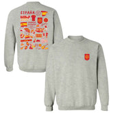 Spain National Team Vive La Fete Women's Impressions Artwork Sweatshirt