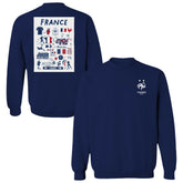 France National Team Vive La Fete Women's Impressions Artwork Sweatshirt