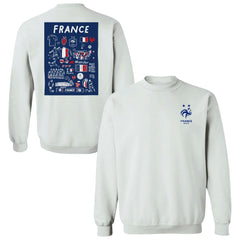 France National Team Vive La Fete Women's Impressions Artwork Sweatshirt