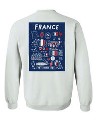 France National Team Vive La Fete Women's Impressions Artwork Sweatshirt