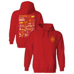 Spain National Team Vive La Fete Women's Impressions Artwork Hoodie