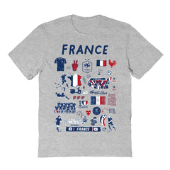 France National Team Vive La Fete Women's Impressions Artwork Fitted T-Shirt