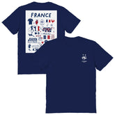 France National Team Vive La Fete Women's Impressions Artwork Fitted T-Shirt