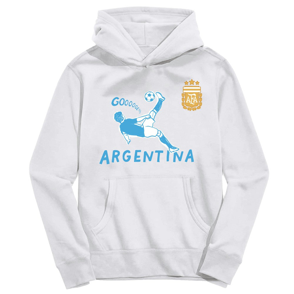 Argentina National Team Vive La Fete Toddler Chilena Style Hoodie for sale - White