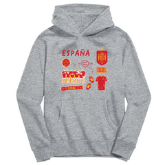 Spain National Team Vive La Fete Youth Impressions Icons Hoodie