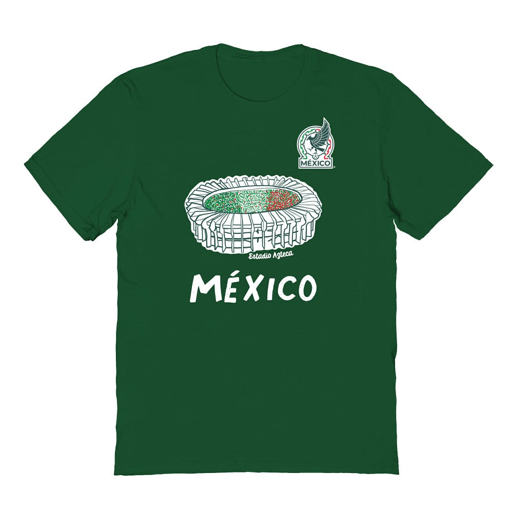 Mexico National Team Vive La Fete Youth Chilena Style T-Shirt for sale - Green