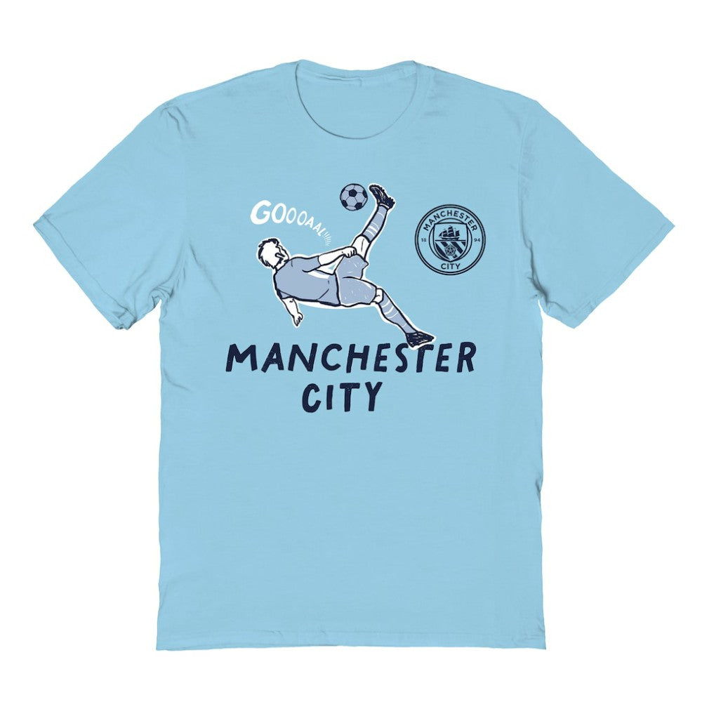 Manchester City Vive La Fete Youth Chilena Style T-Shirt