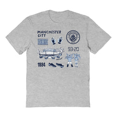 Manchester City Vive La Fete Youth Impressions Icons T-Shirt