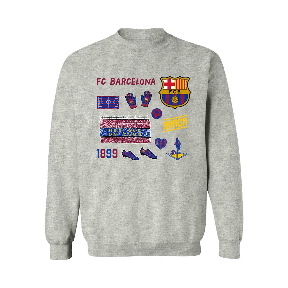 Barcelona Vive La Fete Women's Impressions Icons Sweatshirt
