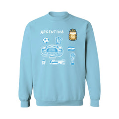 Argentina National Team Vive La Fete Women's Impressions Icons Sweatshirt